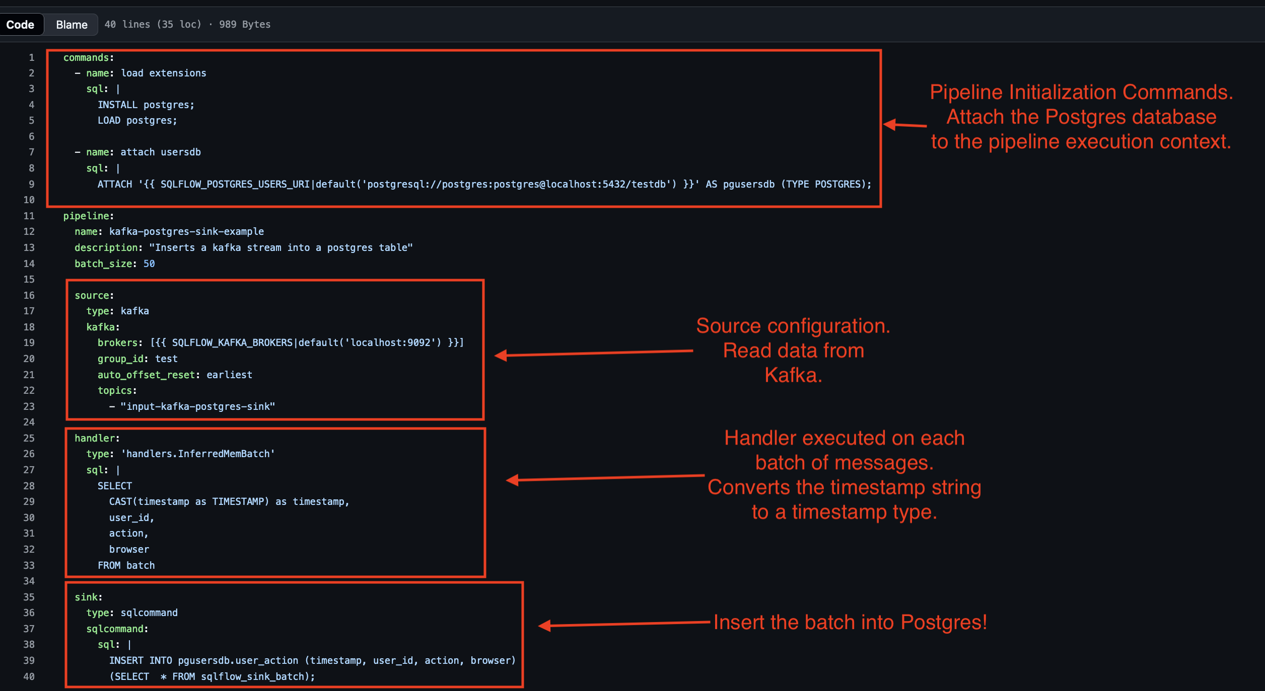 example configuration file